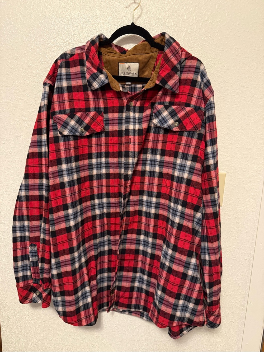 Legendary Whitetails Brown and Red‎ Plaid Jacket